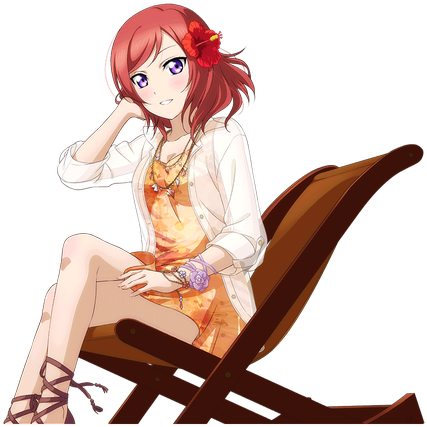 Transparent Idols On Twitter - Maki Nishikino Cards Png (600x600), Png Download