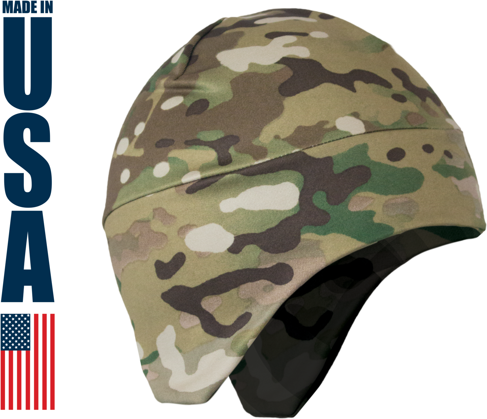 Military Helmet Liner Pattern - Xgo Phase 4 Multicam Watch Cap 4p54hp-os-93 (2048x2276), Png Download