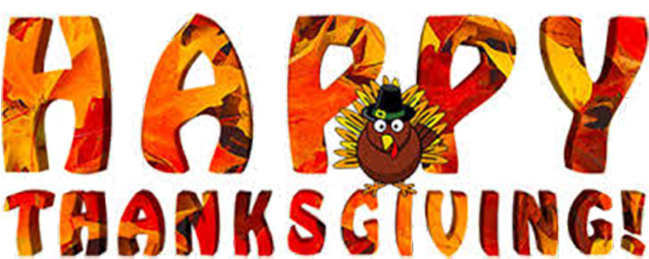 All - Happy Thanksgiving Clip Art Animated (648x265), Png Download
