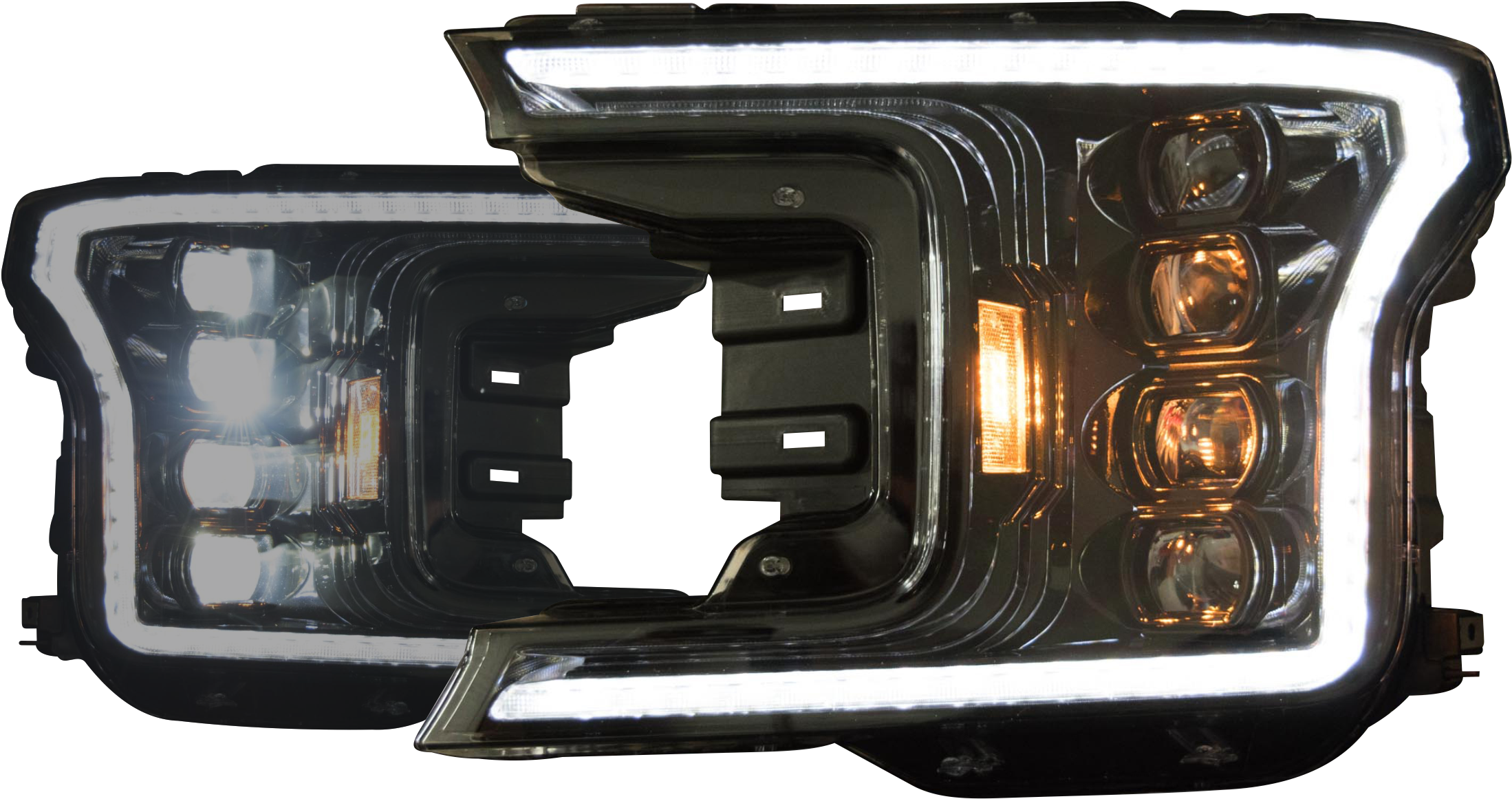 Led Headlights Category - Headlamp (2500x1668), Png Download