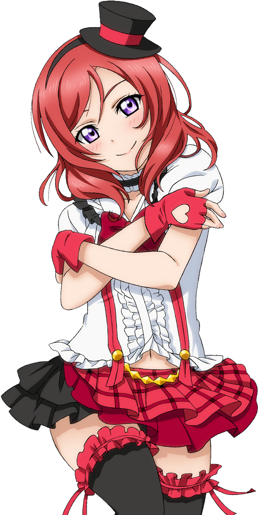 Nishikino Maki - Bokura Ima No Naka De Maki (672x1100), Png Download