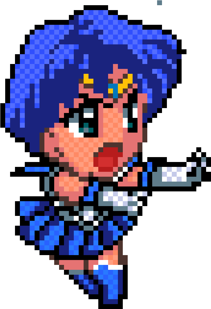 Sailor Mercury - " - Free Vector (1190x1190), Png Download