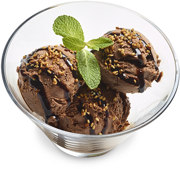 Chocolate And Schichimi Ice Cream - Wagamama Desserts (560x560), Png Download