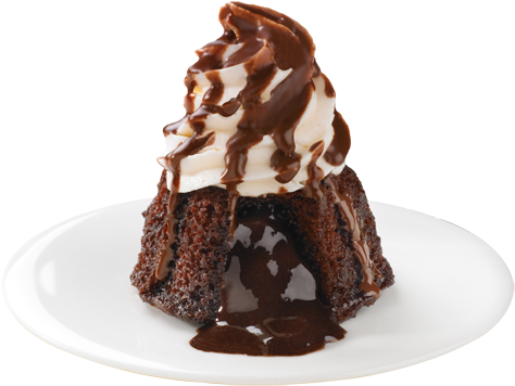 Burger - Molten Cake Png (490x390), Png Download