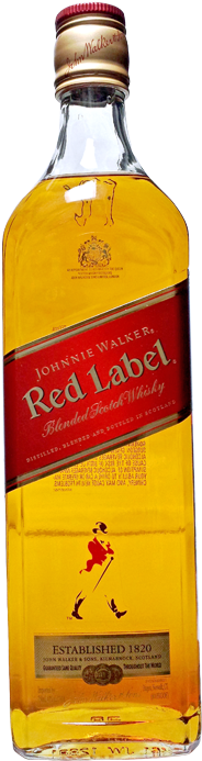 Johnnie Walker Red Label - Johnnie Walker Red Whisky (450x800), Png Download