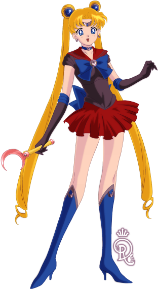 Sailor Mercury - Sailor Moon (400x600), Png Download