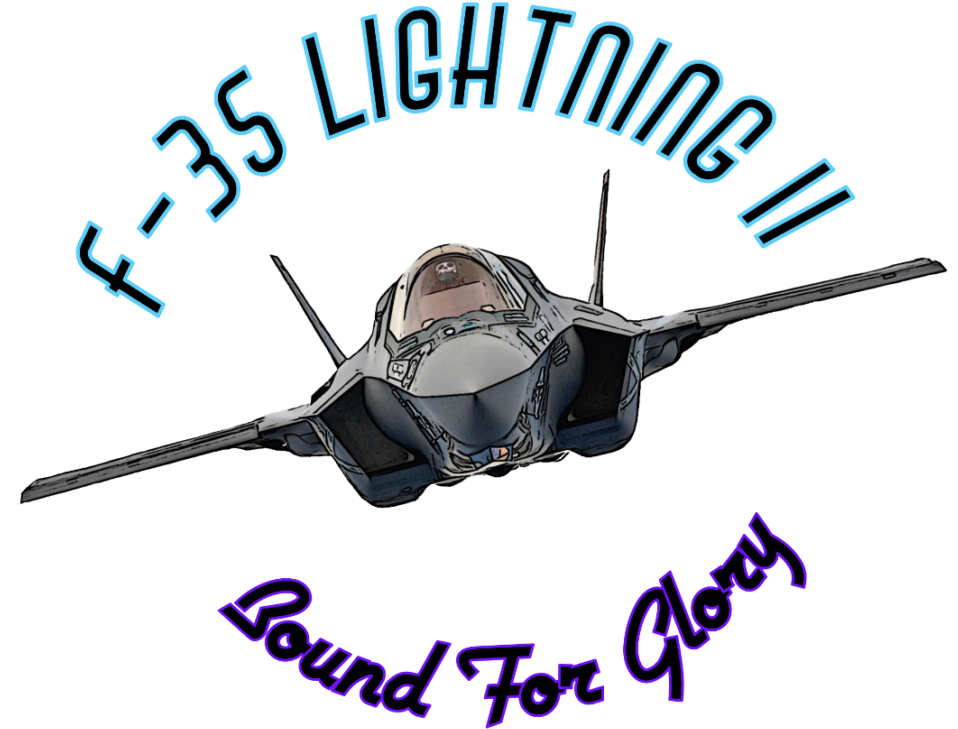 Bound For Glory - Lockheed Martin F-35 Lightning Ii (1024x1024), Png Download