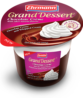 Chocolate Creme - Ehrmann Grand Dessert (446x447), Png Download