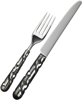 Fork And Knife Png Download - Cuchillos Y Tenedores De Mesa (380x380), Png Download
