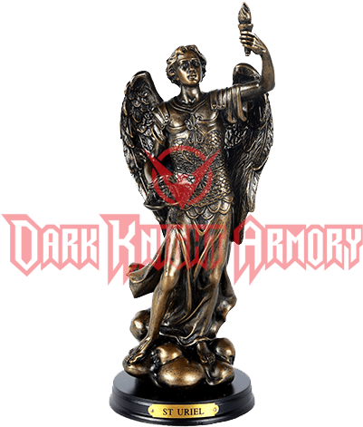 Archangel Uriel Of Light And Wisdom Statue - Saint Uriel Of Confirmation Ecology Wisdom 8.75"h Figurine (475x475), Png Download