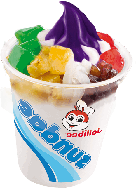 Jollibee Halo-halo Sundae - Halo Halo Sundae Jollibee (514x734), Png Download