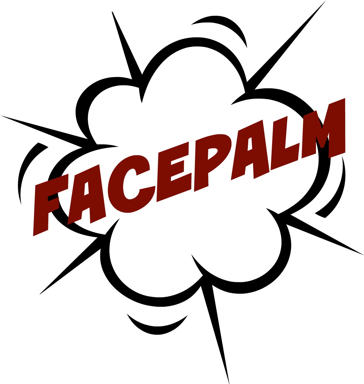 Facepalm 2 - Captain Underpants (1334x1334), Png Download