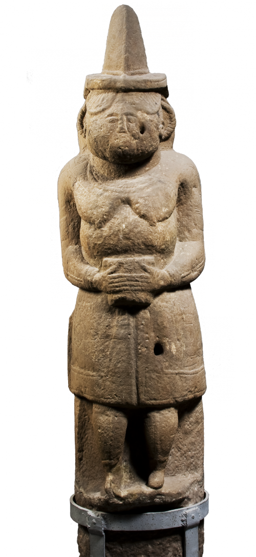 Creepy Ancient Idols - Photographic Print: Idol Or Stone Woman (kamennaya (500x1085), Png Download