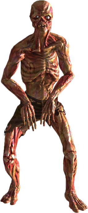 Feral Ghoul - Ghoul Trooper (510x700), Png Download