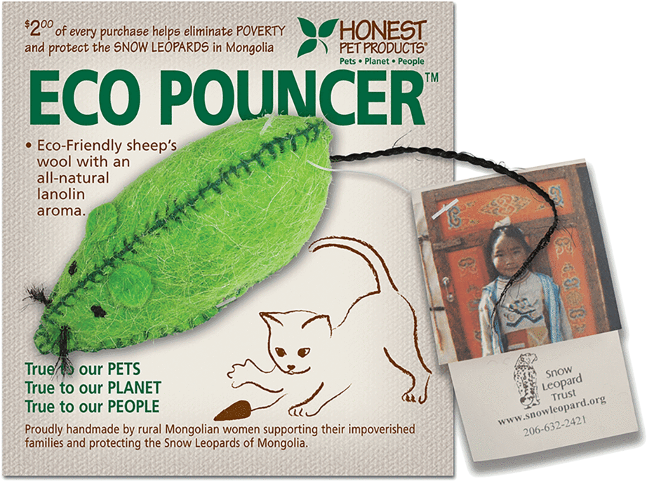 Eco Pouncer™ - Honest Pet Products - Eco-pouncer (beige) (1024x806), Png Download
