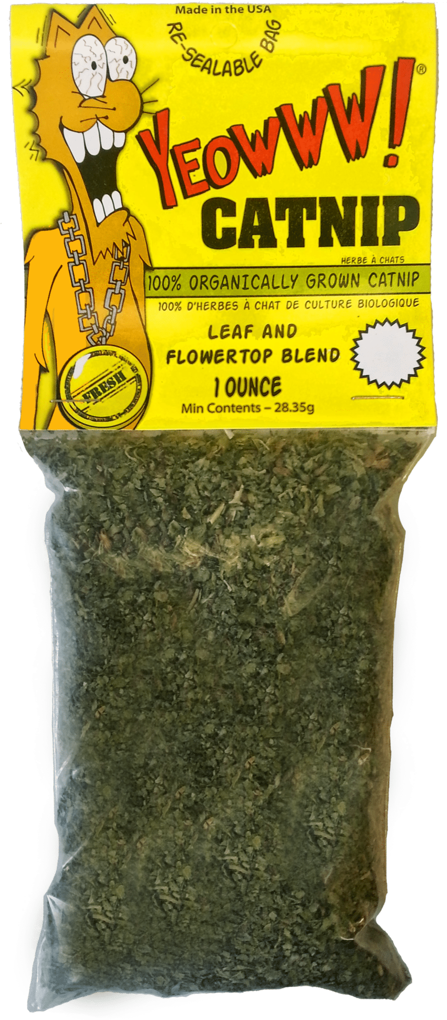 Description - Yeowww! Catnip Bags 1 Oz (894x2048), Png Download