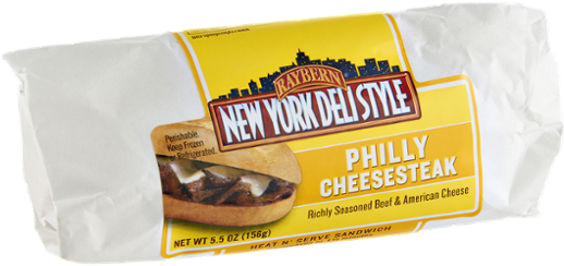 Raybern New York Deli Style Philly Cheesesteak Heat (600x600), Png Download
