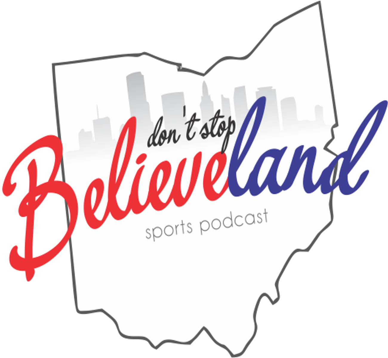 The Don't Stop Believeland Sports Podcast - Calligraphy (1300x1200), Png Download
