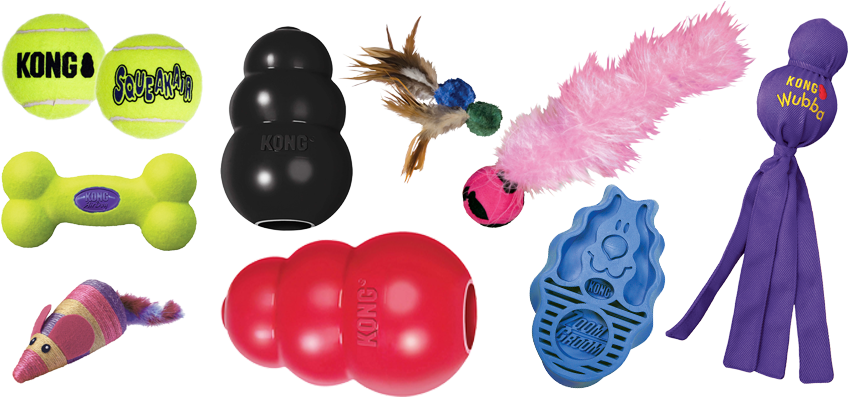 Kong Toys - Kong Glide 'n Seek Replacement Toys (900x403), Png Download