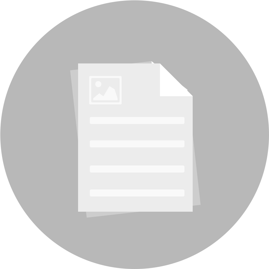 Flat Designed Circle Icon - Facebook Gray Circle Icons (1000x1000), Png Download