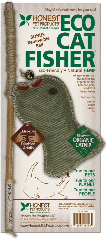 Eco Cat Fisher™ - Honest Pet Products Eco-cat Fisher (535x1023), Png Download
