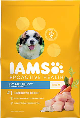 Iams Large Breed Puppy Food (370x528), Png Download