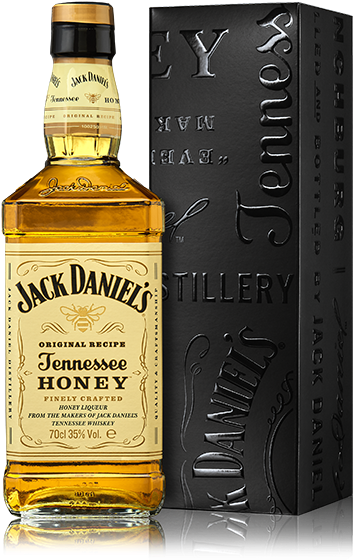 Jack Daniel's Tennessee Honey - Jack Daniels Honey 1 Litre (500x617), Png Download