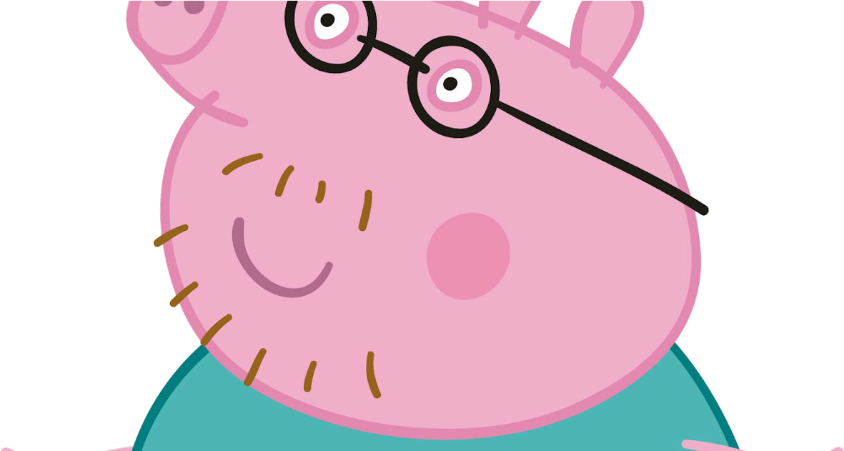 Papa De Peppa Pig (1200x630), Png Download