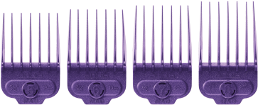 Andis Large Nano Silver Magnetic 4 Pc Comb Set - Andis Large Nano-silver Magnetic Comb Set #66320 (390x460), Png Download