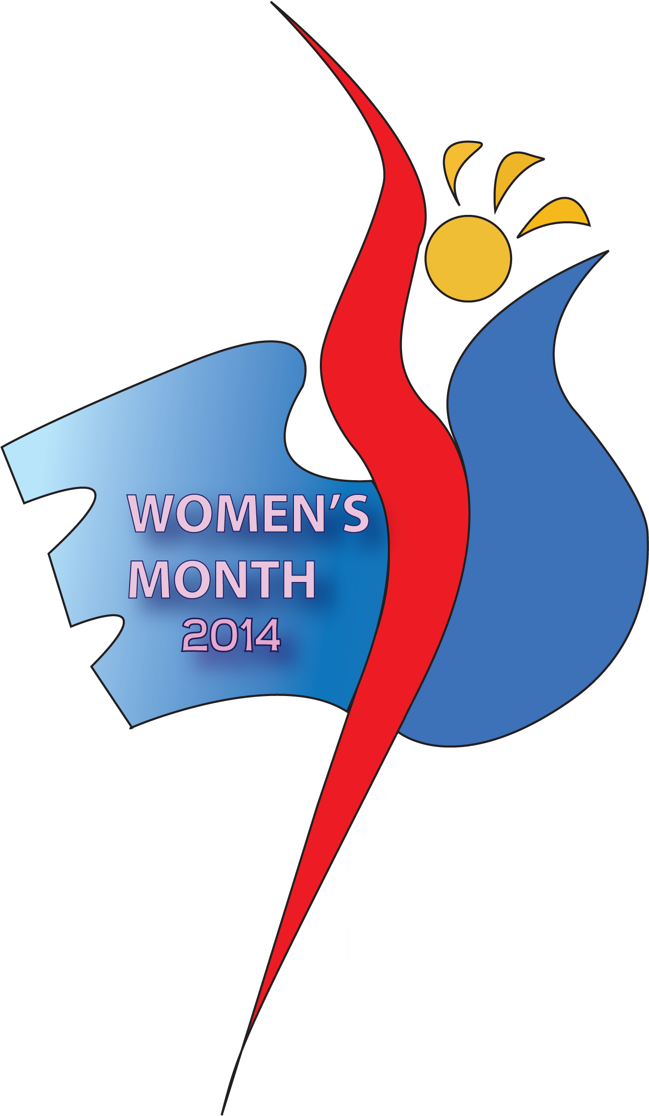 Logo For The For The 2014 Women's Month Celebration - Philippine Commission Women's Logo (1929x2300), Png Download