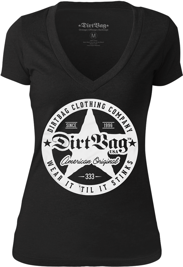Sheriff Women's V - Dirtbag Clothing (1000x1000), Png Download