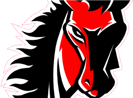 The 7th Grade East Bronco Football Team Took On The - Horse Mascot Clip Art (600x338), Png Download