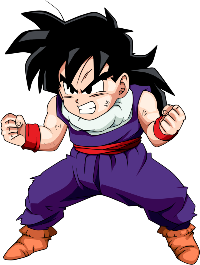Son Gohan - Dragon Ball Z Gohan Saiyan Saga (900x1016), Png Download