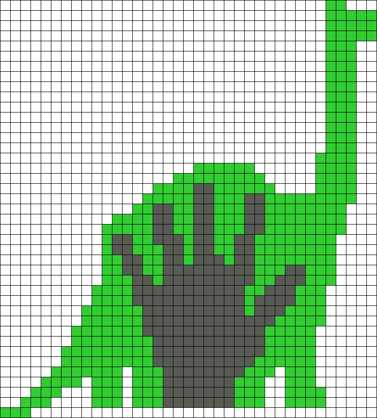 The Good Dinosaur Perler Bead Pattern / Bead Sprite - Central City Brewing Co Ltd (778x862), Png Download