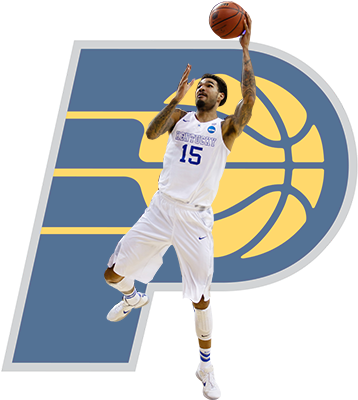 Willie Cauley-stein, C Kentucky Ht - Indiana Pacers P Logo (399x399), Png Download