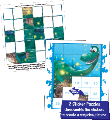 Disney•pixar The Good Dinosaur - Disney Pixar Invisible Ink & Sticker Puzzles, (368x392), Png Download
