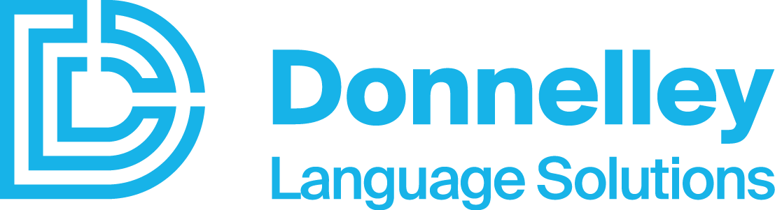 Dfs Dls Eng Blue - Donnelley Financial Solutions Logo (1107x301), Png Download