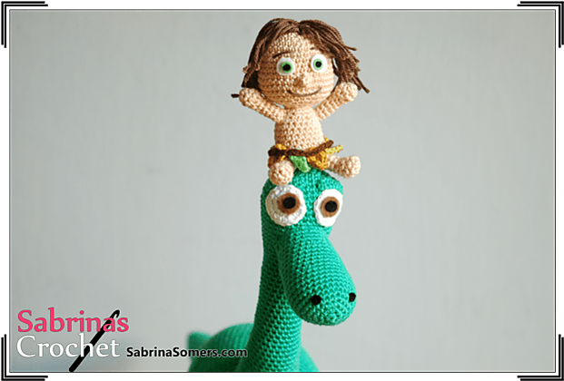 The Good Dinosaur - Arlo Amigurumi (640x439), Png Download