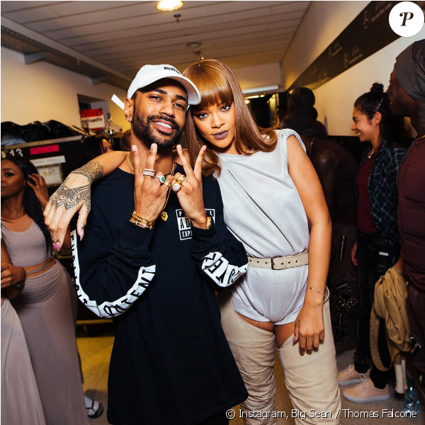Photo De Big Sean Et Rihanna Publiée Le 17 Août - Rihanna And Big Sean (950x599), Png Download