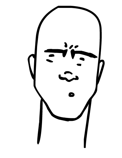 A Man Screaming His Head Off - Line Art (1080x720), Png Download