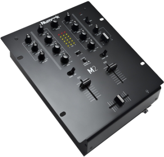 Numark M2 2-channel Professional Dj Mixer - Dj Mixer Numark M2 Black (366x352), Png Download