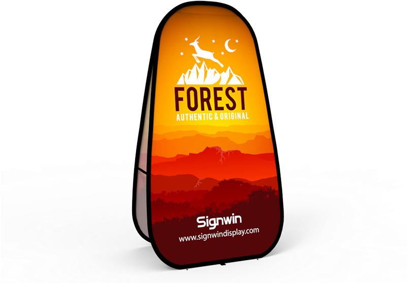 Medium Vertical Pop Up A-frame Banner Stand - Signwindisplay.com - Signwin, Inc. (800x600), Png Download