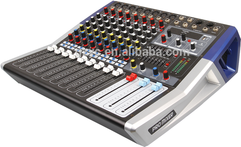 New Design Professional Power Dj Music Mixer Mixing - Iva Powered Mixer (990x700), Png Download