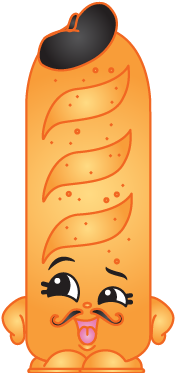 Slick Breadstick - Series 8 Shopkins Characters (400x400), Png Download