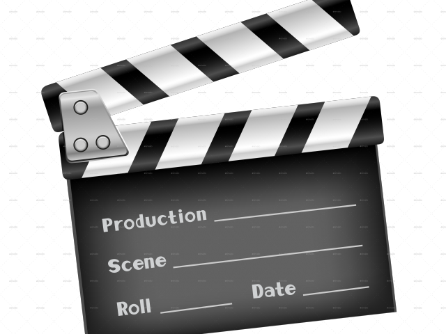 Clapperboard Png Transparent Images - Film Poster (640x480), Png Download