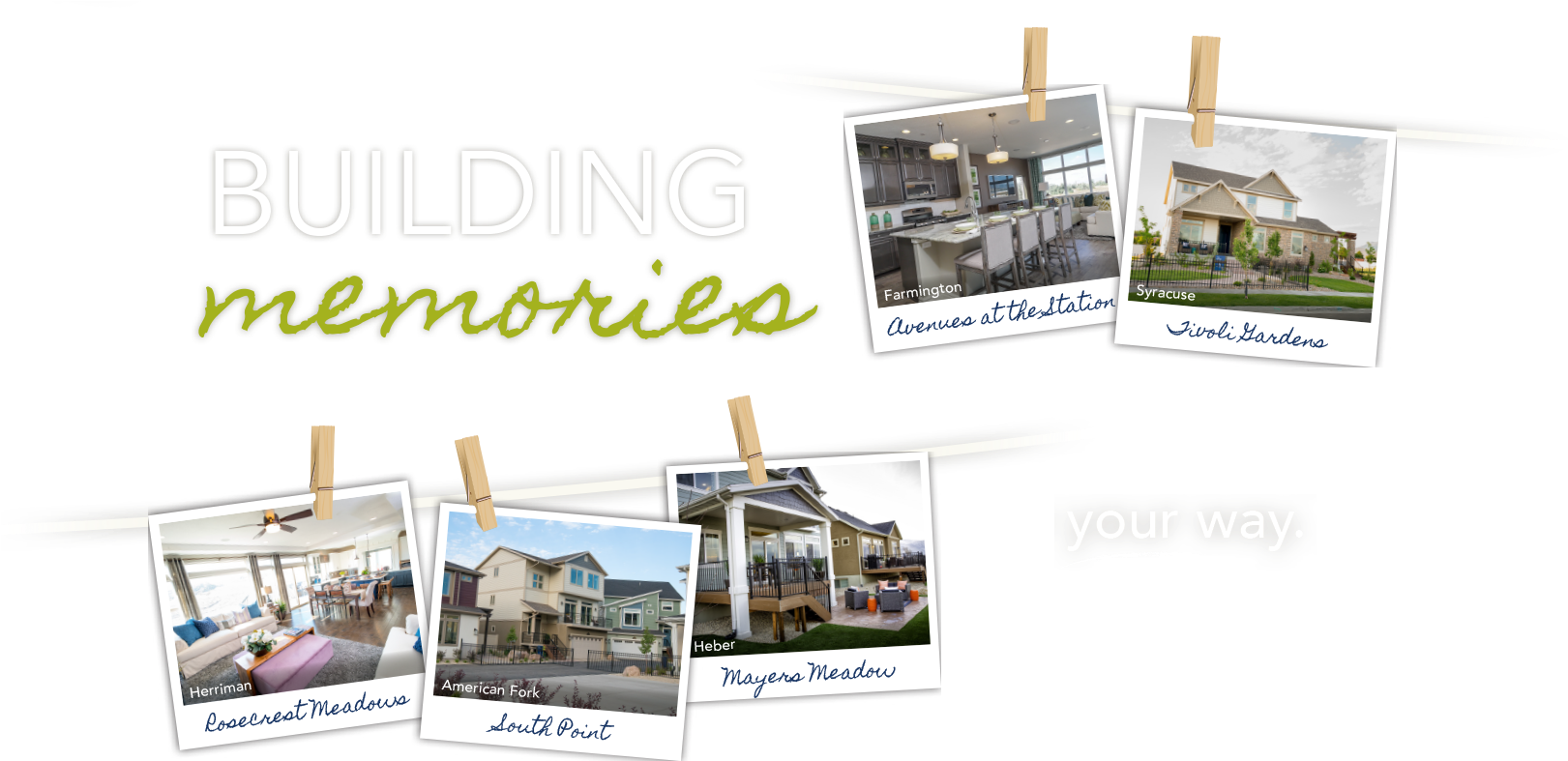 Clothes Pin Photos Banner - Flyer (1685x800), Png Download