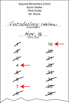 Check Off List - Handwriting (293x440), Png Download