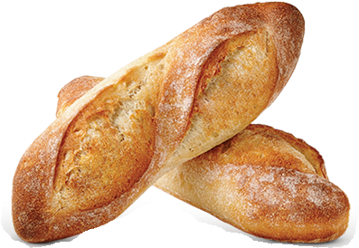 Demi-baguette - Bread (600x307), Png Download