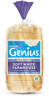 Soft White Farmhouse 535g - Genius Gluten Free White Rolls (782x359), Png Download