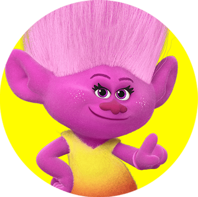 The Movie Trolls Is Directed By Mike Mitchell And Walt - Trolls Grandma Rosie Puff (394x393), Png Download